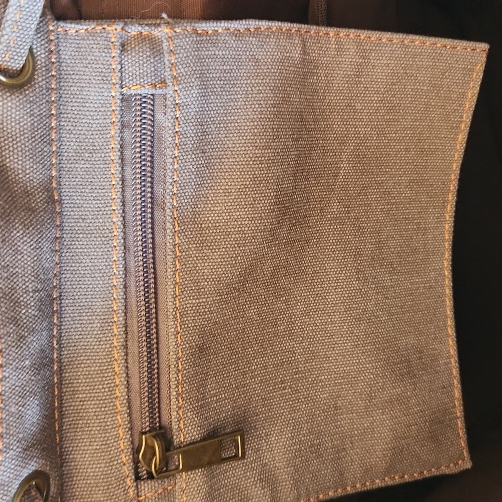 Canvas backpack - Picture 6 of 8